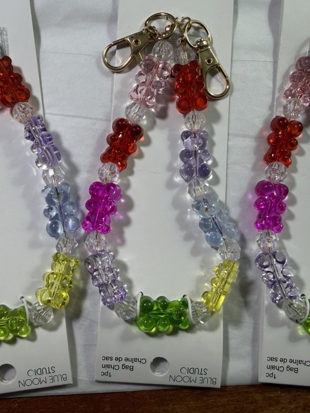 Bundle- 3pc. Gummy Bear Chain Bag Charm